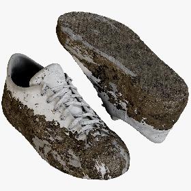 Sneakers Mud 3D model